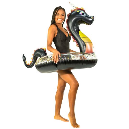 PoolCandy 40" Glitter Sea Dragon Pool Tube